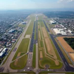 Vadodara Airport Aerial View