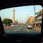 Visakhapatnam City from a Taxi