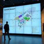 Zurich Airport Map Overview